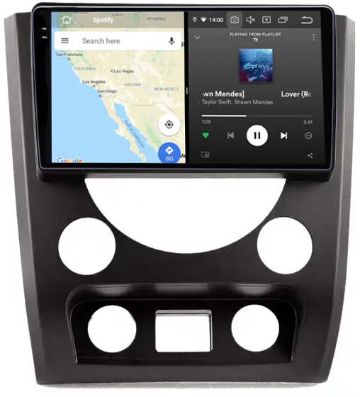 Navigatie dedicata SsangYong Rexton W 2014-2016, 12GB RAM 256GB ROM, Android 13, Rezolutie 2K, Display QLED, 9", DSP, Carplay, Android Auto, Internet, Youtube, Waze, Wi Fi, USB [2]