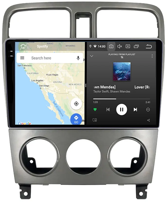 Navigatie dedicata Subaru Forester 2004-2008 , 12GB RAM 256GB ROM, Android 13, Rezolutie 2K, Display QLED, 9", DSP, Carplay, Android Auto, Internet, Youtube, Waze, Wi Fi, USB [2]