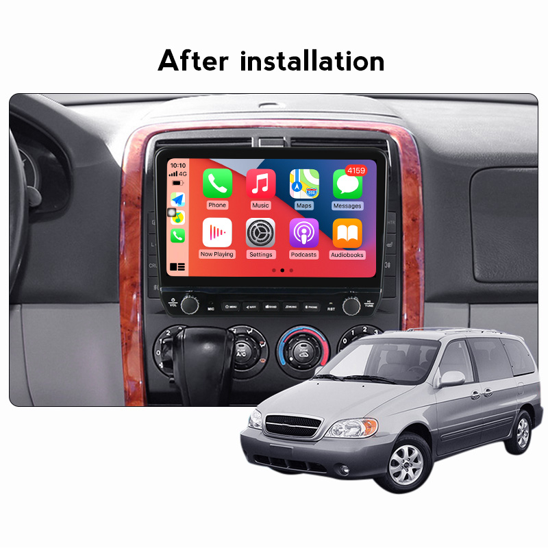 Navigatie dedicata Carnival 2002-2006 Negru/Argintiu cu butoane rotative model 2024, 9 Inch, 2GB RAM 32GB ROM, Quadcore, Android 13, WiFi, Bluetooth, Magazin Play [4]