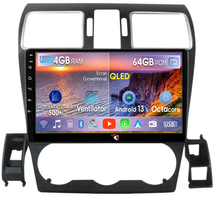 Navigatie dedicata Subaru Forester 2015-2017, 9 Inch, 4GB RAM 64GB ROM, Octacore, QLED, DSP, RDS, 4G, Android 13, WI-FI, Bluetooth, Magazin Play [1]