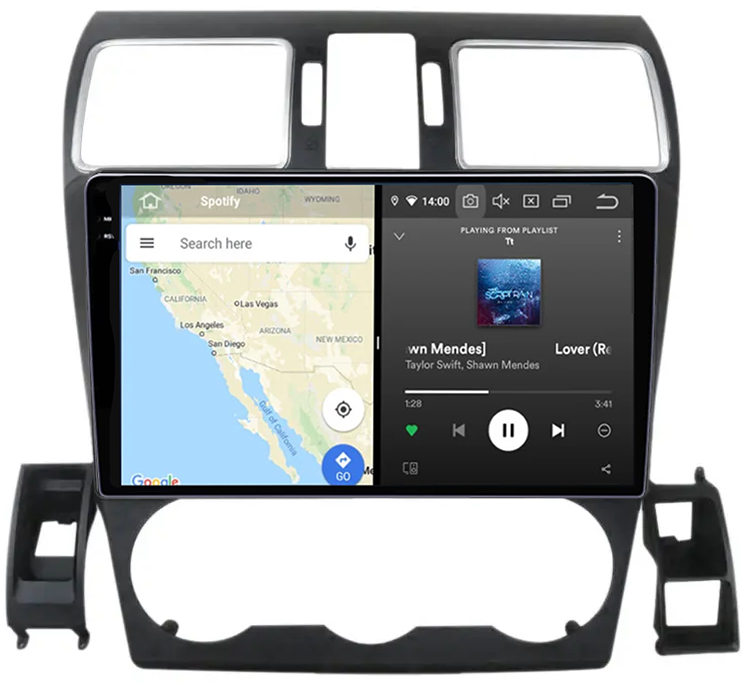 Navigatie dedicata Subaru Forester 2015-2017, 12GB RAM 256GB ROM, Android 13, Rezolutie 2K, Display QLED, 9", DSP, Carplay, Android Auto, Internet, Youtube, Waze, Wi Fi, USB [4]