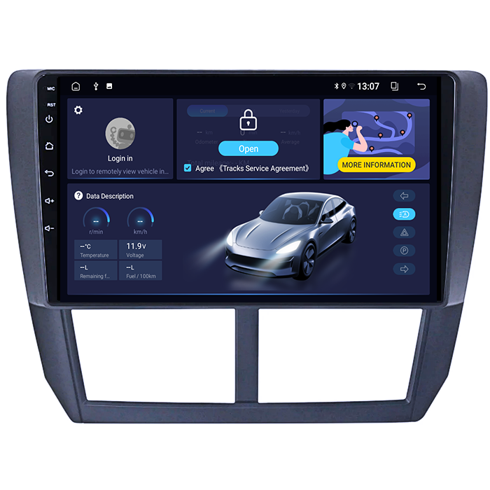 (Resigilata) Navigatie dedicata Subaru Forester 3 2007-2013, 2GB RAM 32GB ROM, Quad Core, Display 9" IPS Full HD, Carplay, Android 13, Bluetooth, Magazin Play, Suport camere AHD [7]