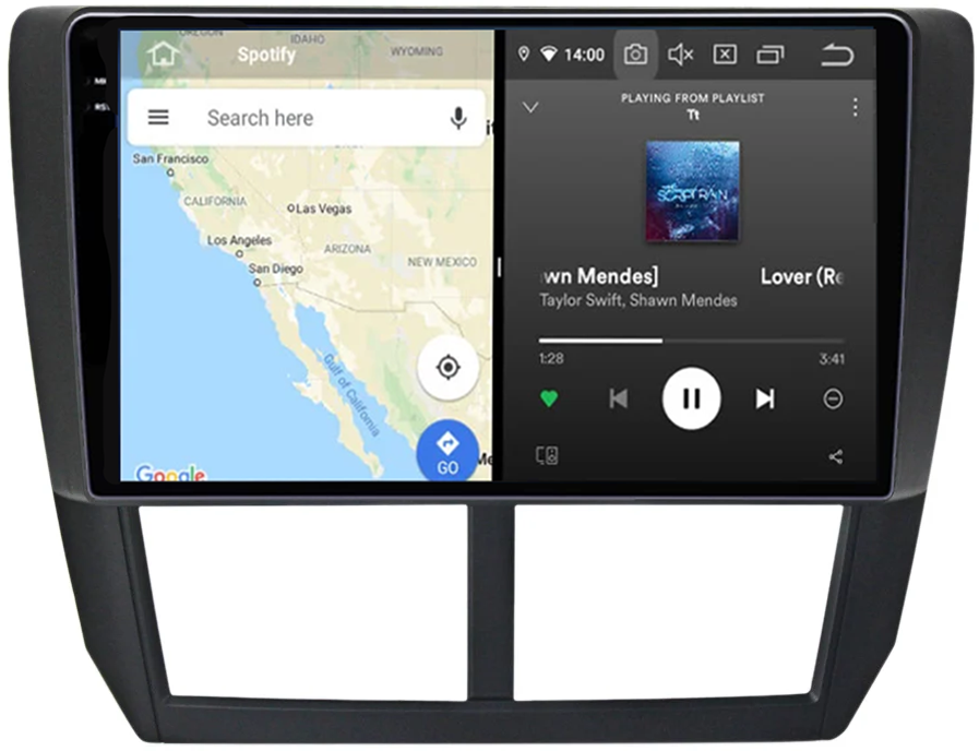 Navigatie dedicata Subaru Forester 3 2007-2013, 12GB RAM 256GB ROM, Android 13, Rezolutie 2K, Display QLED, 9", DSP, Carplay, Android Auto, Internet, Youtube, Waze, Wi Fi, USB [4]