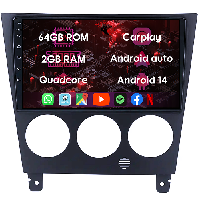(Resigilata) Navigatie dedicata Subaru Impreza 2002-2007, 2GB RAM 32GB ROM, Quad Core, Display 9" IPS Full HD, Carplay, Android 13, Bluetooth, Magazin Play, Suport camere AHD [8]