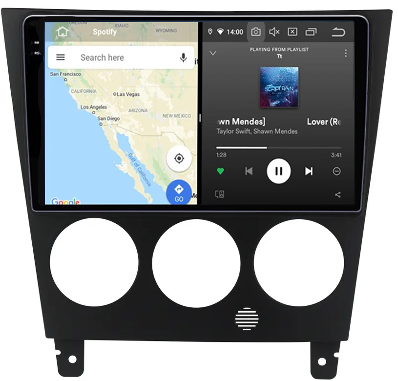 Navigatie dedicata Subaru Impreza 2002-2007, 12GB RAM 256GB ROM, Android 13, Rezolutie 2K, Display QLED, 9", DSP, Carplay, Android Auto, Internet, Youtube, Waze, Wi Fi, USB [3]
