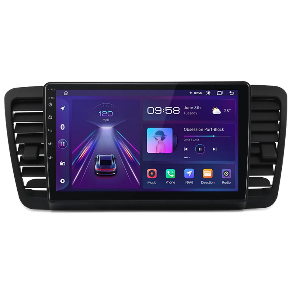 (Resigilata) Navigatie dedicata Subaru Legacy Outback 2003-2009, 2GB RAM 32GB ROM, Quad Core, Display 9" IPS Full HD, Carplay, Android 13, Bluetooth, Magazin Play, Suport camere AHD [2]