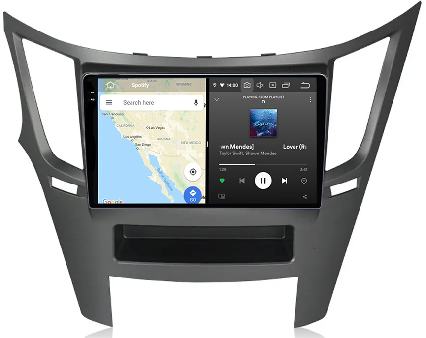 Navigatie dedicata Subaru Legacy Outback 2009-2014, 12GB RAM 256GB ROM, Android 13, Rezolutie 2K, Display QLED, 9", DSP, Carplay, Android Auto, Internet, Youtube, Waze, Wi Fi, USB [3]