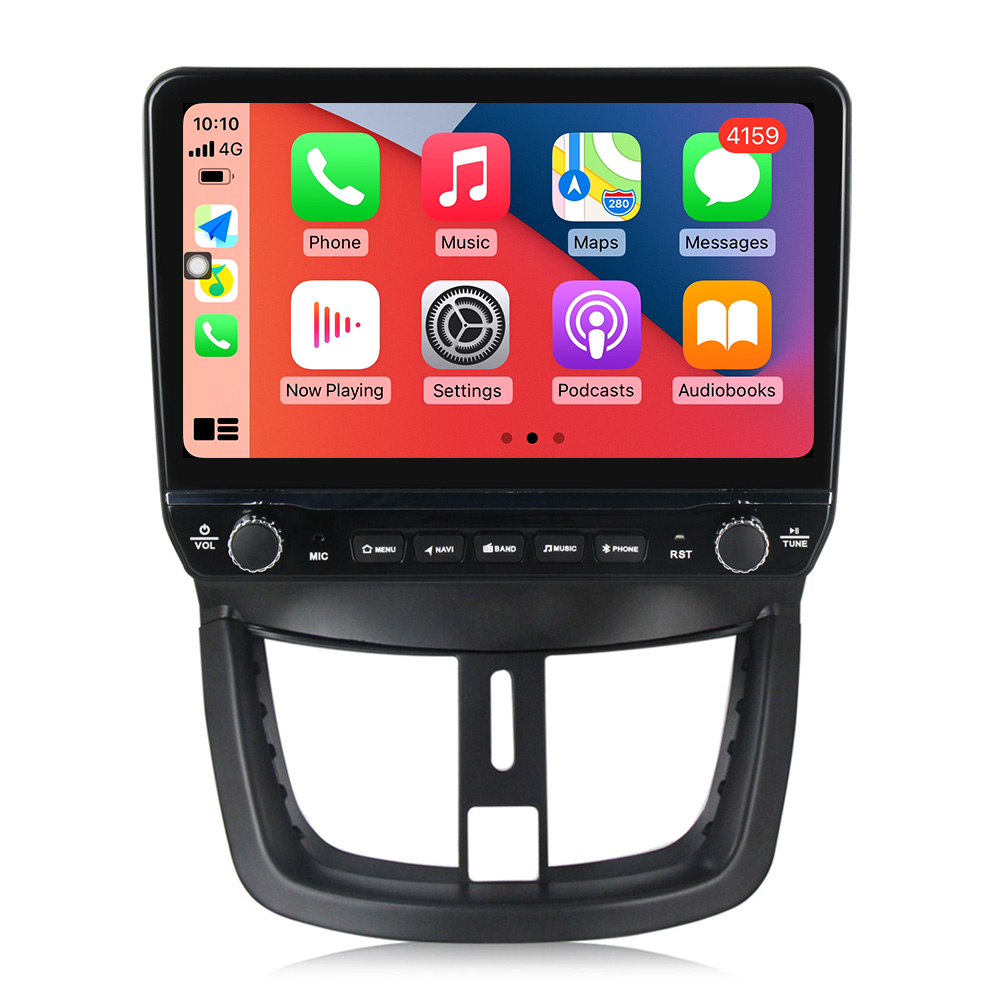 Navigatie dedicata Peugeot 207 2006-2015 cu butoane rotative model 2024, 9 Inch, 2GB RAM 32GB ROM, Quadcore, Android 13, WiFi, Bluetooth, Magazin Play [2]