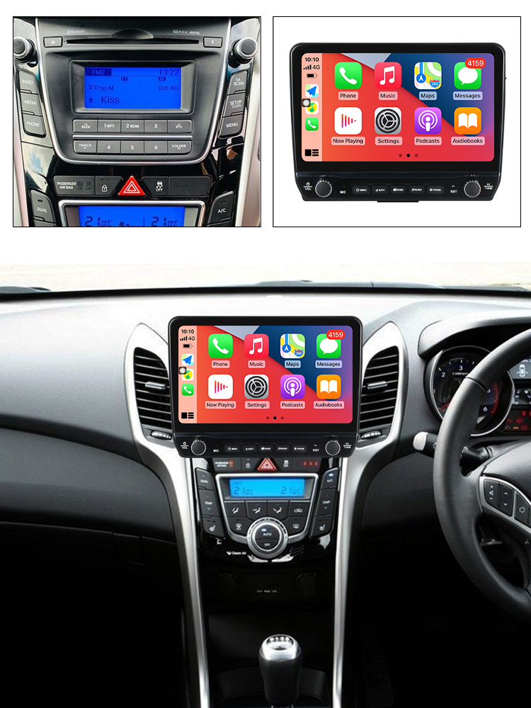 Navigatie dedicata I30 2011-2017 cu butoane rotative model 2024, 9 Inch, 2GB RAM 32GB ROM, Quadcore, Android 13, WiFi, Bluetooth, Magazin Play [4]