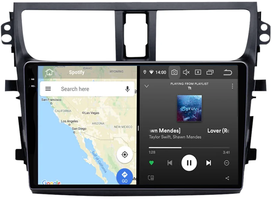 Navigatie dedicata Suzuki Celerio 2015-2018, 12GB RAM 256GB ROM, Android 13, Rezolutie 2K, Display QLED, 9", DSP, Carplay, Android Auto, Internet, Youtube, Waze, Wi Fi, USB [3]