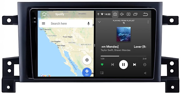 Navigatie dedicata Suzuki Grand Vitara 2007-2013, 12GB RAM 256GB ROM, Android 13, Rezolutie 2K, Display QLED, 9", DSP, Carplay, Android Auto, Internet, Youtube, Waze, Wi Fi, USB [4]