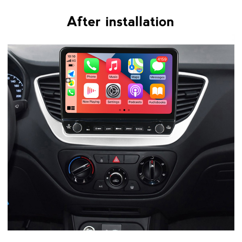 Navigatie dedicata Verna 2017-2018 cu butoane rotative model 2024, 9 Inch, 2GB RAM 32GB ROM, Quadcore, Android 13, WiFi, Bluetooth, Magazin Play [4]