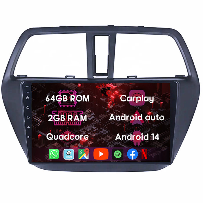 (Resigilata) Navigatie dedicata Suzuki S-cross 2012-2016, 2GB RAM 32GB ROM, Quad Core, Display 9" IPS Full HD, Carplay, Android 13, Bluetooth, Magazin Play, Suport camere AHD [8]