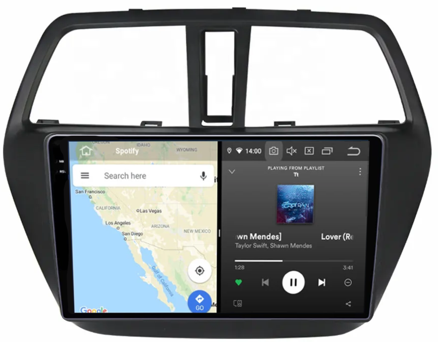 Navigatie dedicata Suzuki S-cross 2012-2016, 12GB RAM 256GB ROM, Android 13, Rezolutie 2K, Display QLED, 9", DSP, Carplay, Android Auto, Internet, Youtube, Waze, Wi Fi, USB [2]