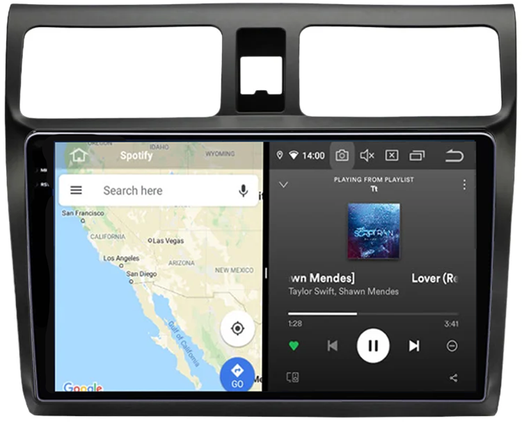 Navigatie dedicata Suzuki Swift 2005-2012, 12GB RAM 256GB ROM, Android 13, Rezolutie 2K, Display QLED, 10", DSP, Carplay, Android Auto, Internet, Youtube, Waze, Wi Fi, USB [3]