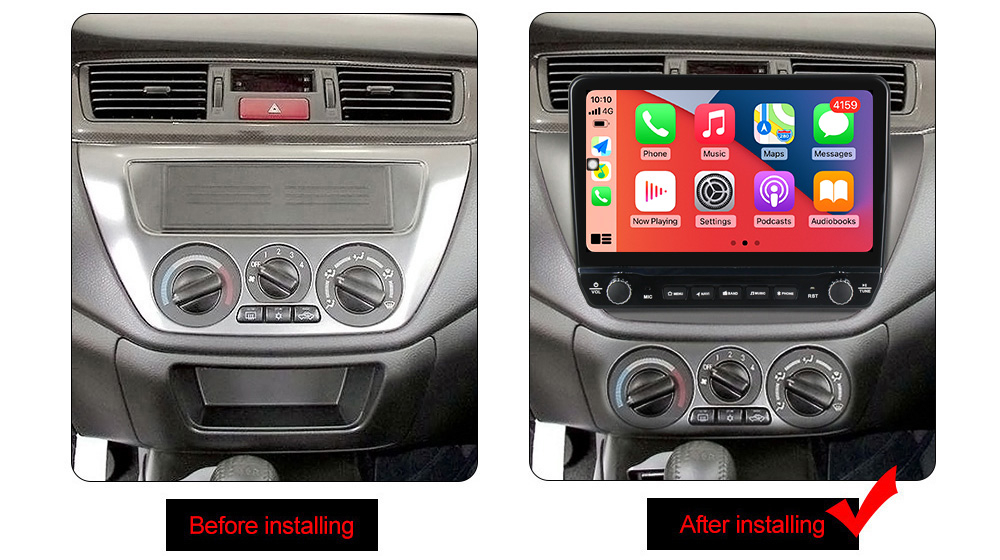 Navigatie dedicata Lancer IX 2006-2010 cu butoane rotative model 2024, 9 Inch, 2GB RAM 32GB ROM, Quadcore, Android 13, WiFi, Bluetooth, Magazin Play [6]