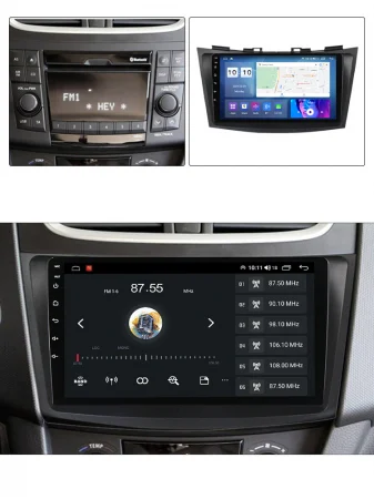 Navigatie dedicata Suzuki Swift ( 2010 - 2017 ), 4GB RAM 64GB ROM, Octacore, Android 13, Display QLED 9", DSP, Carplay, Android Auto, Internet, Youtube, Waze, WIFI, Bluetooth [6]