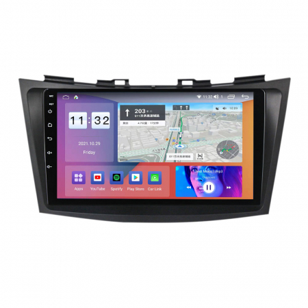 Navigatie dedicata Suzuki Swift ( 2010 - 2017 ), 4GB RAM 64GB ROM, Octacore, Android 13, Display QLED 9", DSP, Carplay, Android Auto, Internet, Youtube, Waze, WIFI, Bluetooth [4]