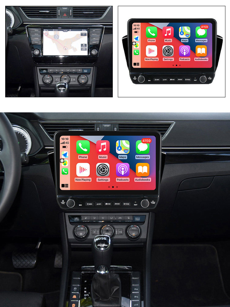 Navigatie dedicata Superb 2016-2019 cu butoane rotative model 2024, 9 Inch, 2GB RAM 32GB ROM, Quadcore, Android 13, WiFi, Bluetooth, Magazin Play [4]