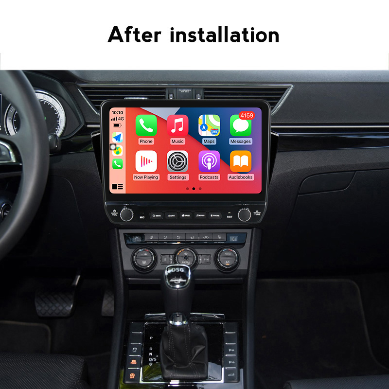 Navigatie dedicata Superb 2016-2019 cu butoane rotative model 2024, 9 Inch, 2GB RAM 32GB ROM, Quadcore, Android 13, WiFi, Bluetooth, Magazin Play [3]