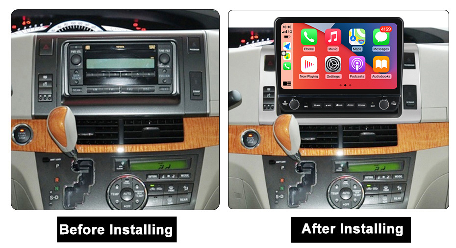 Navigatie dedicata Previa 2006-2012 cu butoane rotative model 2024, 10 Inch, 2GB RAM 32GB ROM, Quadcore, Android 13, WiFi, Bluetooth, Magazin Play [5]