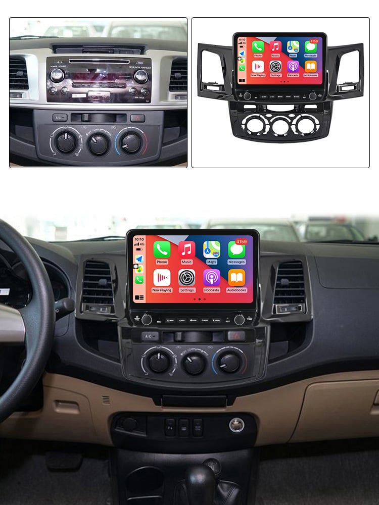 Navigatie dedicata Fortuner Hilux 2004-2014 cu butoane rotative model 2024, 9 Inch, 2GB RAM 32GB ROM, Quadcore, Android 13, WiFi, Bluetooth, Magazin Play [4]
