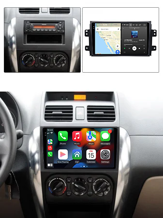 Navigatie dedicata Suzuki SX4 2006-2012, 12GB RAM 256GB ROM, Android 13, Rezolutie 2K, Display QLED, 9", DSP, Carplay, Android Auto, Internet, Youtube, Waze, Wi Fi, USB [5]
