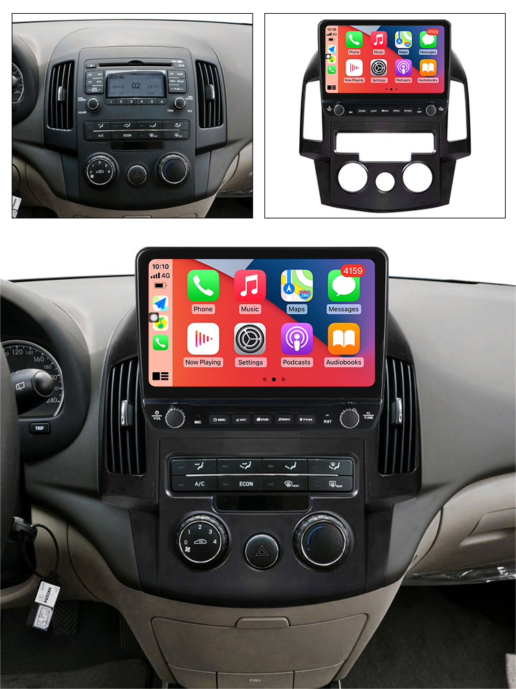Navigatie dedicata i30 2007-2012 cu butoane rotative model 2024, 9 Inch, 2GB RAM 32GB ROM, Quadcore, Android 13, WiFi, Bluetooth, Magazin Play [6]