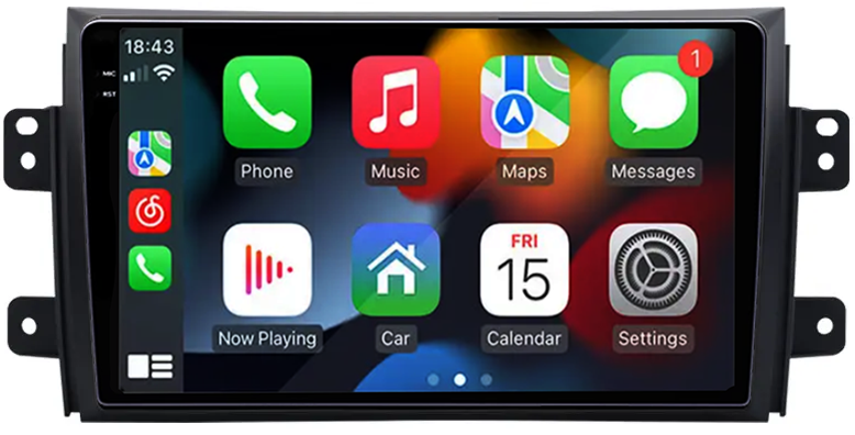 Navigatie dedicata Suzuki SX4 2006-2014, 4GB RAM 32GB ROM, Octacore, Android 14, Display QLED  9", DSP, Carplay&Android Auto, SIM 4G, Bluetooth, Ventilator Activ [2]