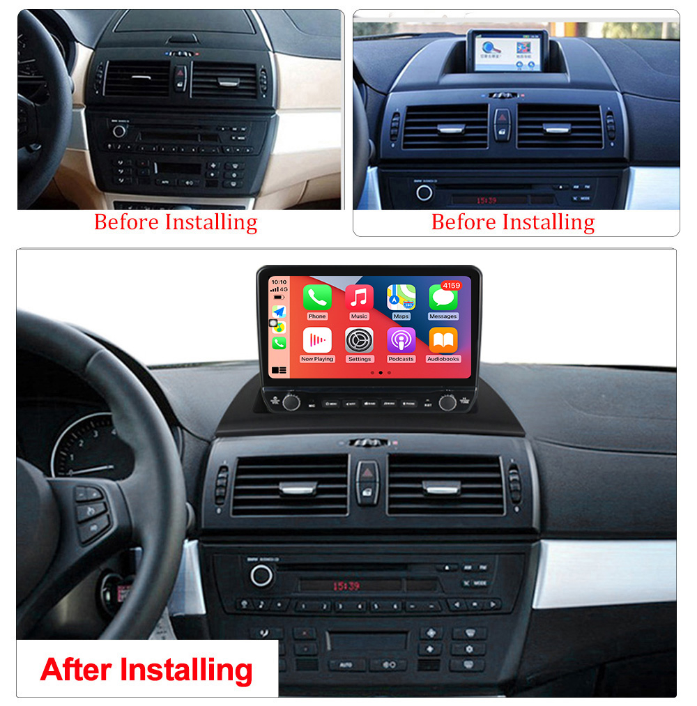 Navigatie dedicata BMW X3 E83 2004-2012 cu butoane rotative model 2024, 9 Inch, 2GB RAM 32GB ROM, Quadcore, Android 13, WiFi, Bluetooth, Magazin Play [5]