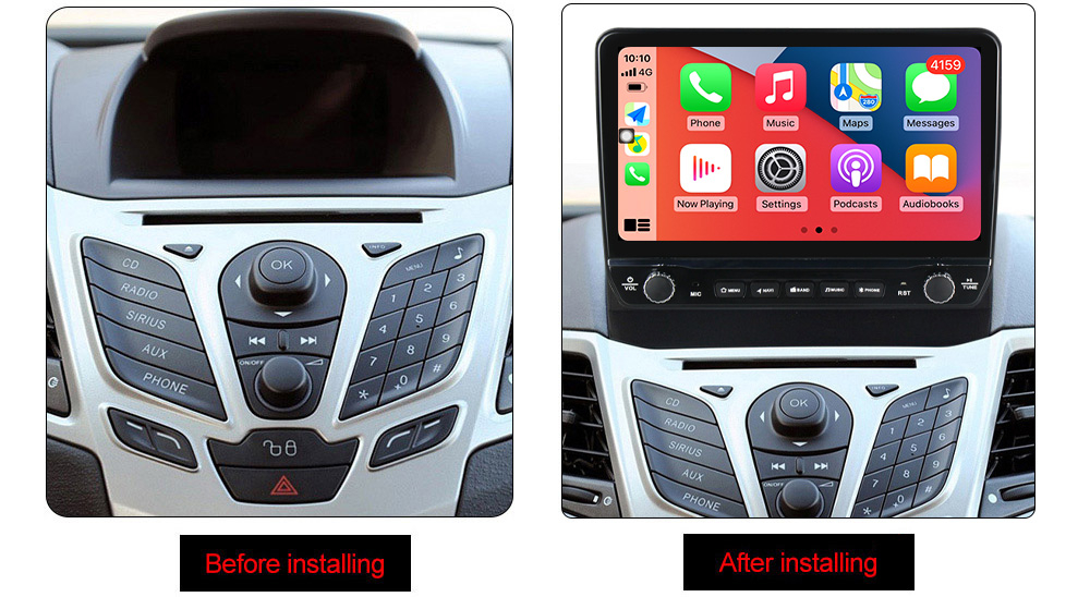 Navigatie dedicata Ford Fiesta 2008-2017 cu butoane rotative model 2024, 9 Inch, 2GB RAM 32GB ROM, Quadcore, Android 13, WiFi, Bluetooth, Magazin Play [5]
