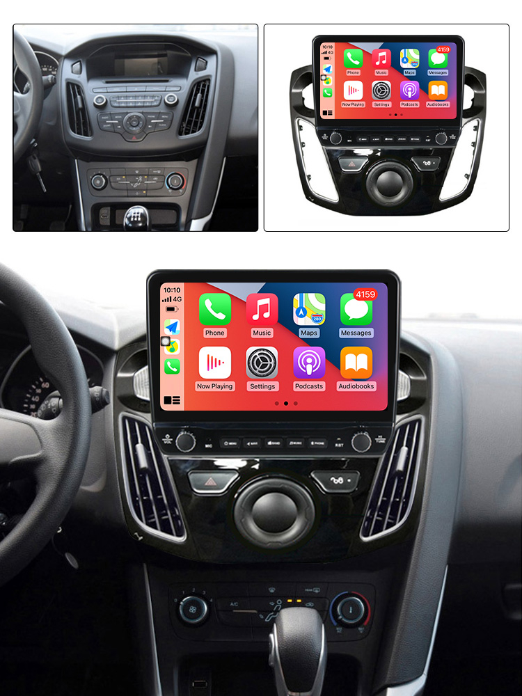 Navigatie dedicata Ford Focus 2011-2015 cu butoane rotative model 2024, 2GB RAM 32GB ROM, Android 13, Display QLED, 9", DSP, Carplay, Android Auto, Internet, Youtube , Waze , WI-FI [3]