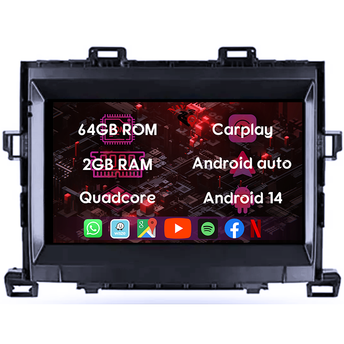 (Resigilata) Navigatie dedicata Toyota Alphard 2008-2014, 2GB RAM 32GB ROM, Quad Core, Display 9" IPS Full HD, Carplay, Android 13, Bluetooth, Magazin Play, Suport camere AHD [7]