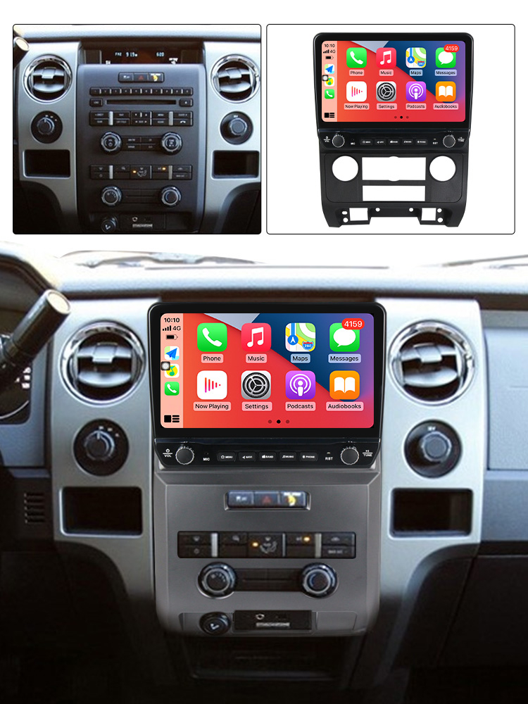 Navigatie dedicata Ford F150 2008-2014 cu butoane rotative model 2024, 9 Inch, 2GB RAM 32GB ROM, Quadcore, Android 13, WiFi, Bluetooth, Magazin Play [4]