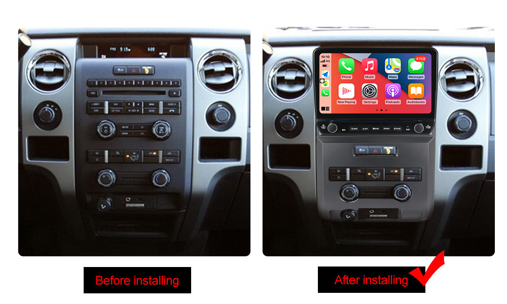 Navigatie dedicata Ford F150 2008-2014 cu butoane rotative model 2024, 9 Inch, 2GB RAM 32GB ROM, Quadcore, Android 13, WiFi, Bluetooth, Magazin Play [6]