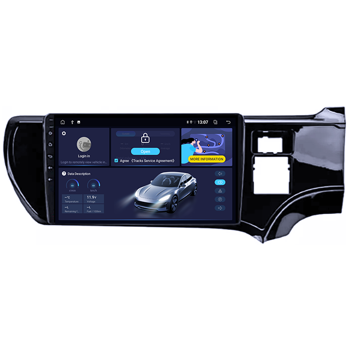 (Resigilata) Navigatie dedicata Toyota Aqua 2011-2017 Right, 2GB RAM 32GB ROM, Quad Core, Display 9" IPS Full HD, Carplay, Android 13, Bluetooth, Magazin Play, Suport camere AHD [9]