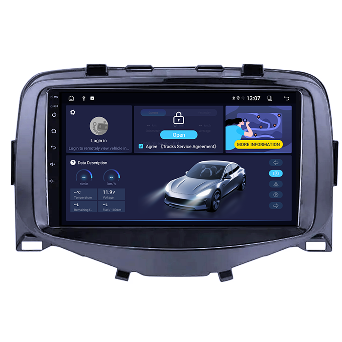 (Resigilata) Navigatie dedicata Toyota Aygo 2016, 2GB RAM 32GB ROM, Quad Core, Display 9" IPS Full HD, Carplay, Android 13, Bluetooth, Magazin Play, Suport camere AHD [6]