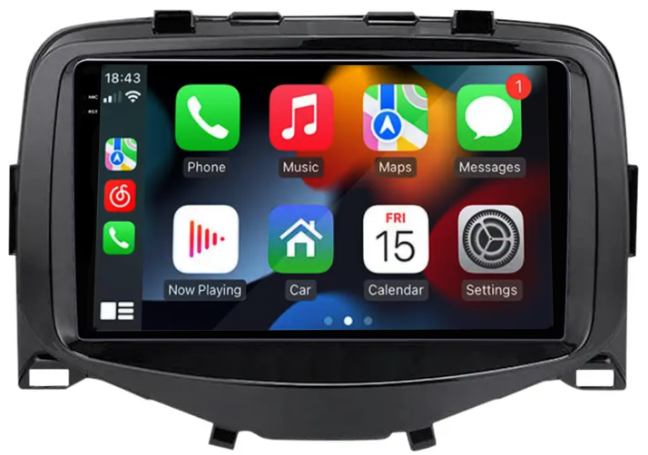 Navigatie dedicata Toyota Aygo 2016, 12GB RAM 256GB ROM, Android 13, Rezolutie 2K, Display QLED, 9", DSP, Carplay, Android Auto, Internet, Youtube, Waze, Wi Fi, USB [3]