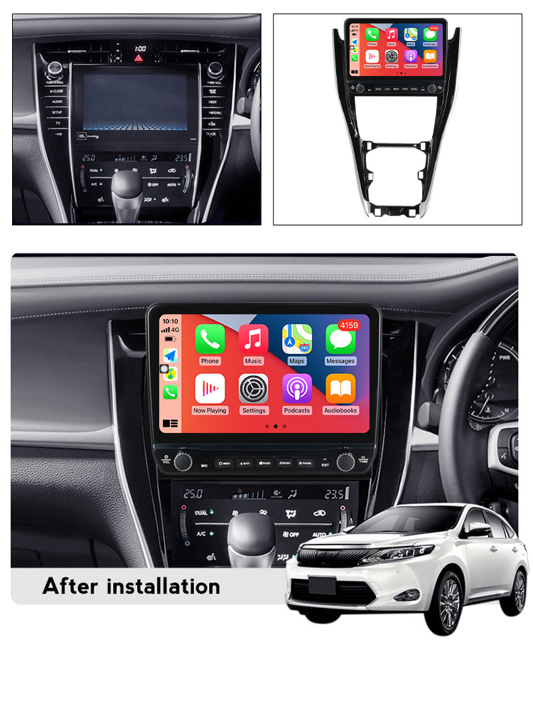 Navigatie dedicata Harrier 2013-2020 cu butoane rotative model 2024, 10 Inch, 2GB RAM 32GB ROM, Quadcore, Android 13, WiFi, Bluetooth, Magazin Play [4]