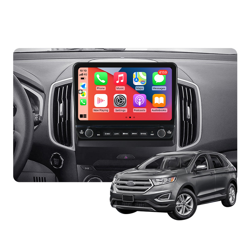 Navigatie dedicata Edge 2015-2018 cu butoane rotative model 2024, 4 GB RAM 64 ROM, Quadcore, Android 13, Display QLED, 9", DSP, Carplay, Android Auto, Internet, Youtube , Waze , WI-FI [2]