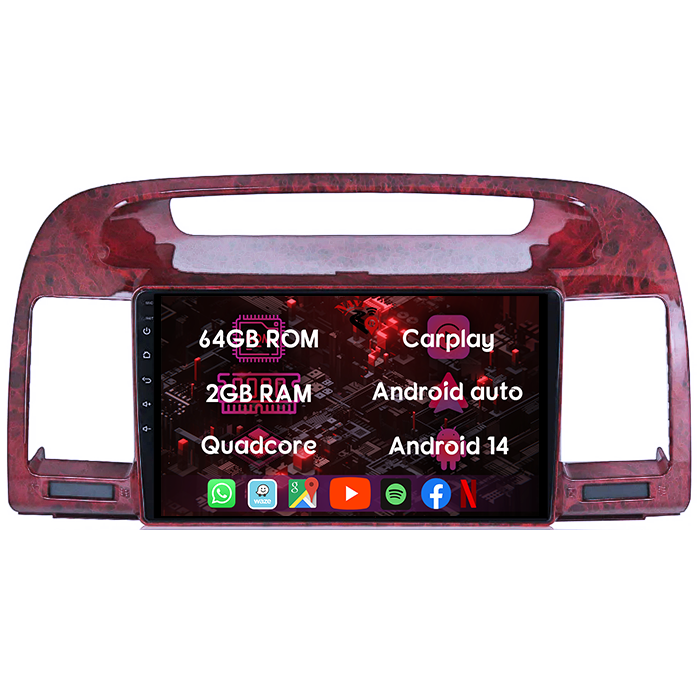 (Resigilata) Navigatie dedicata Toyota Camry 2002-2006, 2GB RAM 32GB ROM, Quad Core, Display 9" IPS Full HD, Carplay, Android 13, Bluetooth, Magazin Play, Suport camere AHD [8]