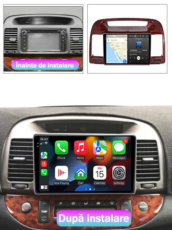 Navigatie dedicata Toyota Camry 2002-2006,12GB RAM 256GB ROM, Android 13, Rezolutie 2K, Display QLED, 9", DSP, Carplay, Android Auto, Internet, Youtube, Waze, Wi Fi, USB [5]