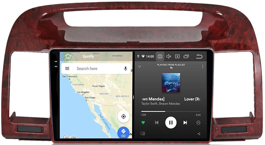 Navigatie dedicata Toyota Camry 2002-2006,12GB RAM 256GB ROM, Android 13, Rezolutie 2K, Display QLED, 9", DSP, Carplay, Android Auto, Internet, Youtube, Waze, Wi Fi, USB [3]