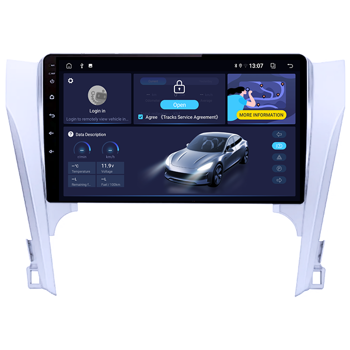 (Resigilata) Navigatie dedicata Toyota Camry 2011-2014, 2GB RAM 32GB ROM, Quad Core, Display 9" IPS Full HD, Carplay, Android 13, Bluetooth, Magazin Play, Suport camere AHD [8]