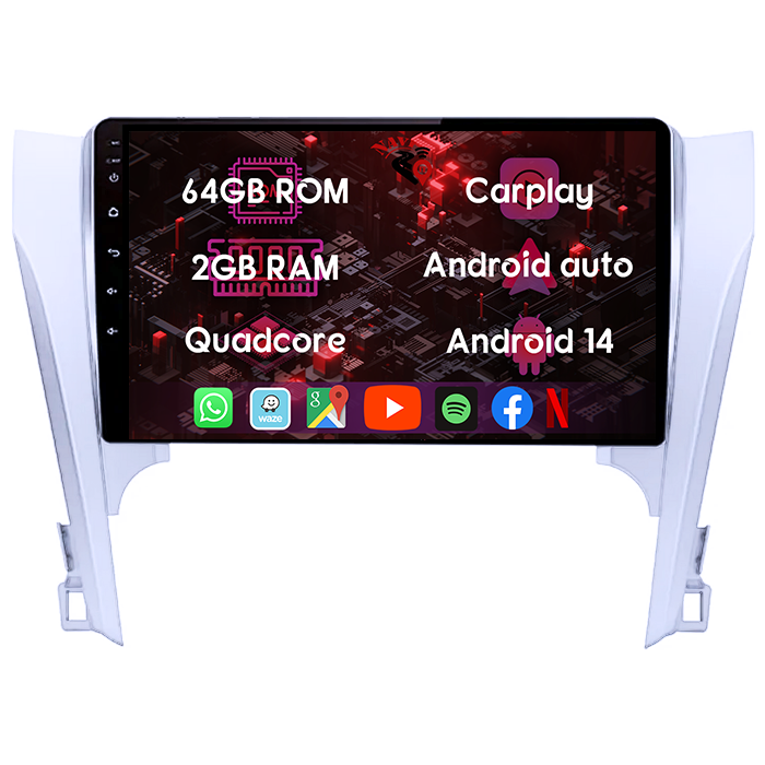 (Resigilata) Navigatie dedicata Toyota Camry 2011-2014, 2GB RAM 32GB ROM, Quad Core, Display 9" IPS Full HD, Carplay, Android 13, Bluetooth, Magazin Play, Suport camere AHD [6]