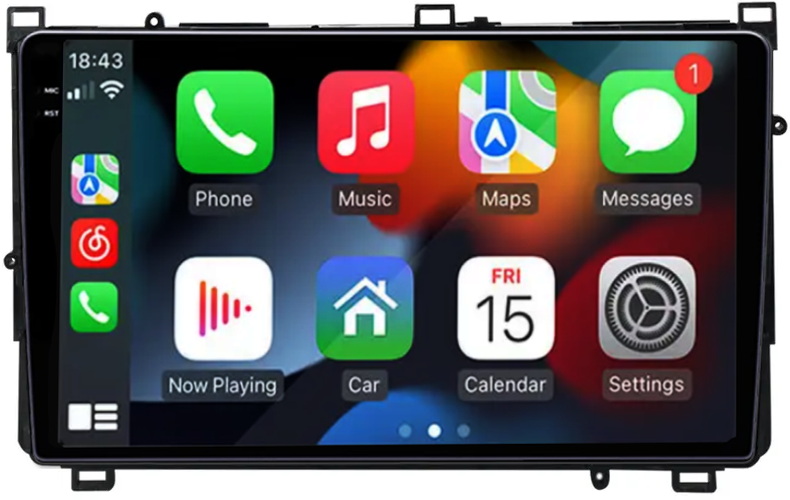 Navigatie dedicata Toyota Corolla 11 Auris E180 2017-2018, 12GB RAM 256GB ROM, Android 13, Rezolutie 2K, Display QLED, 9", DSP, Carplay, Android Auto, Internet, Youtube, Waze [3]
