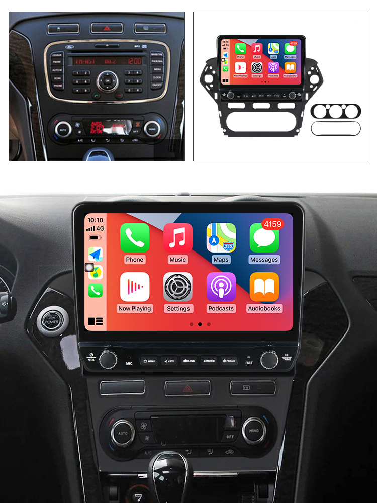 Navigatie dedicata Ford Mondeo 2010-2014 cu butoane rotative model 2024, 10 Inch, 2GB RAM 32GB ROM, Quadcore, Android 13, WiFi, Bluetooth, Magazin Play [4]