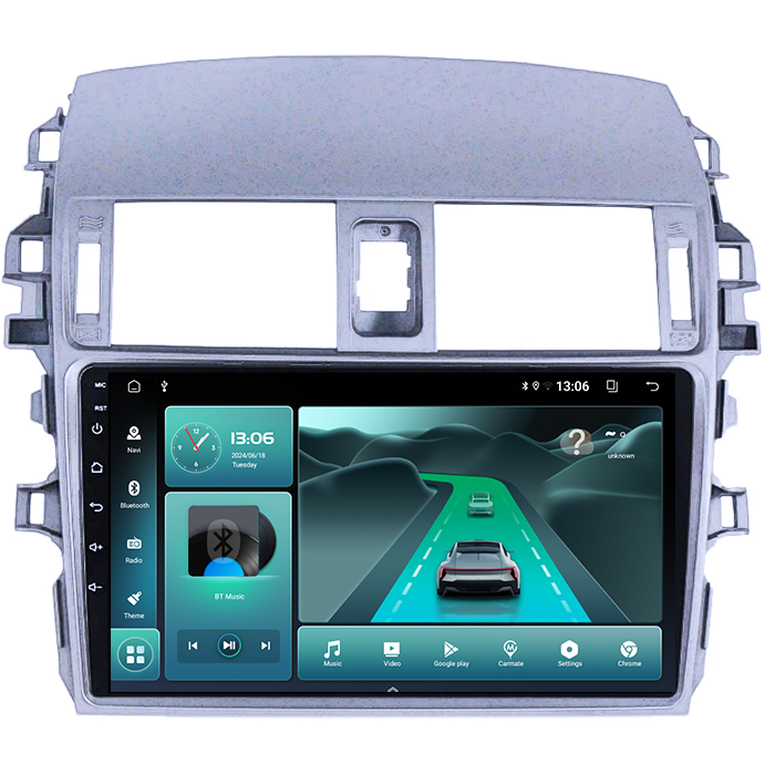 (Resigilata) Navigatie dedicata Toyota Corolla ( 2006 - 2013 ), 2GB RAM 32GB ROM, Quad Core, Display 9" IPS Full HD, Carplay, Android 13, Bluetooth, Magazin Play, Suport camere AHD [10]