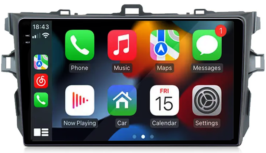 Navigatie dedicata Toyota Corolla 2010, 12GB RAM 256GB ROM, Android 13, Rezolutie 2K, Display QLED, 9", DSP, Carplay, Android Auto, Internet, Youtube, Waze, Wi Fi, USB [2]