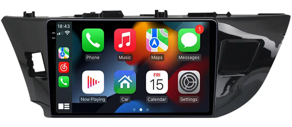 Navigatie dedicata Toyota Corolla 2013-2018, 12GB RAM 256GB ROM, Android 13, Rezolutie 2K, Display QLED, 9", DSP, Carplay, Android Auto, Internet, Youtube, Waze, Wi Fi, USB [4]